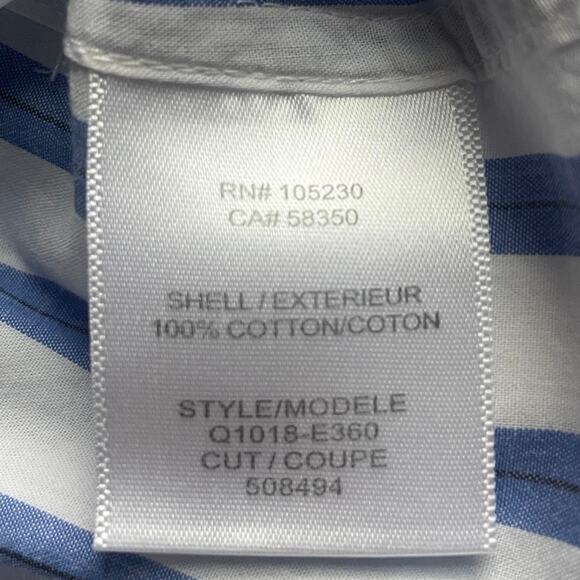 Equipment Femme Womens Cotton Sleeveless Striped Button Up Preppy Size Large - Picture 6 of 7